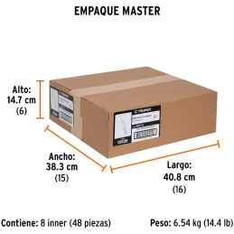 Mini Arco de Aluminio 12" con Sierra de 18 dpp, para corte en espacios reducidos, MAT-12 10236 Truper Truper-Mini Arco de Alumin