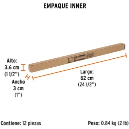 Repuesto para Sierra Montaraz 24", dientes en Acero SK5, REP-AJT-24 10270 Truper Truper-Repuesto para Sierra Montaraz 24", dient