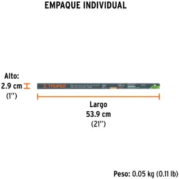 Repuesto para Sierra Montaraz 21", dientes en Acero SK5, REP-AJT-21 10266 Truper Truper-Repuesto para Sierra Montaraz 21", dient