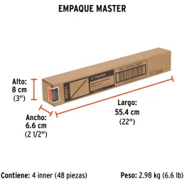 Repuesto para Sierra Montaraz 21", dientes en Acero SK5, REP-AJT-21 10266 Truper Truper-Repuesto para Sierra Montaraz 21", dient