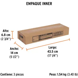 Arco de Sierra Profesional Tubular de acero 12" Mango ergonomico, Posiciones 90 y 180 Grados, ATT-12 10234 Truper Truper-Arco de