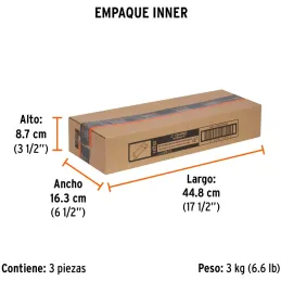 Arco de Sierra Profesional 12" Extra Pesado Arco y Mango ergonomico, 2Posiciones, Truper 10232 Truper-Arco de Sierra Profesional
