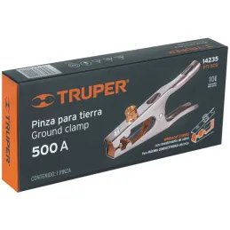 Tenaza para Tierra, en Acero Galvanizado 500A, Longitud 215mm Peso 350g, PTI-500 14235 Truper Truper-Tenaza para Tierra, en Acer