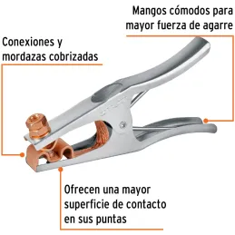 Tenaza para Tierra, en Acero Galvanizado 300A, Longitud 215mm Peso 340g, PTI-300 14234 Truper Truper-Tenaza para Tierra, en Acer