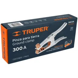 Tenaza para Tierra, en Acero Galvanizado 300A, Longitud 215mm Peso 340g, PTI-300 14234 Truper Truper-Tenaza para Tierra, en Acer