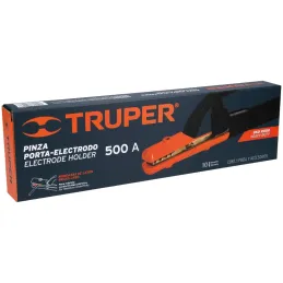 Tenaza Porta Electrodo Capacidad 500A, 840g Longitud 315mm Cable Calibre 4/0 AWG, PPE-500 14233 Truper Truper-Tenaza Porta Elect