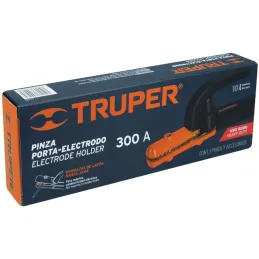 Tenaza Porta Electrodo Capacidad 300A, 519g Longitud 253mm Cable Calibre 2/0 AWG, PPE-300 14232 Truper Truper-Tenaza Porta Elect
