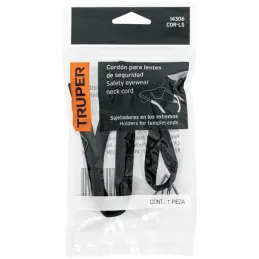Cordon para Lentes, COR-LS 14306 Truper Truper-Cordon para Lentes, COR-LS 14306 Truper Cordón de nylon Cómodo, lavable, ajustabl