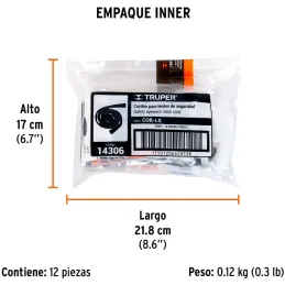 Cordon para Lentes, COR-LS 14306 Truper Truper-Cordon para Lentes, COR-LS 14306 Truper Cordón de nylon Cómodo, lavable, ajustabl