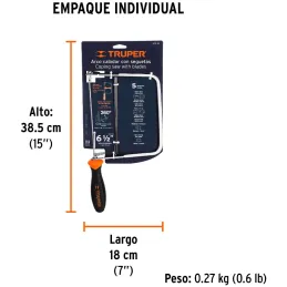 Arco de Sierra Arco Calador 6", Incluye 5 sierras, Varios Usos, ACA-6X 10221 Truper Truper-Arco de Sierra Arco Calador 6", Inclu