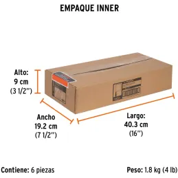 Arco de Sierra Arco Calador 6", Incluye 5 sierras, Varios Usos, ACA-6X 10221 Truper Truper-Arco de Sierra Arco Calador 6", Inclu