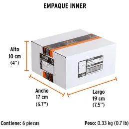 Lentes de Seguridad Sobrelente, 100% Policarbonato con UV Antirayadura, LESO-TR 14308 Truper Truper-Lentes de Seguridad Sobrelen