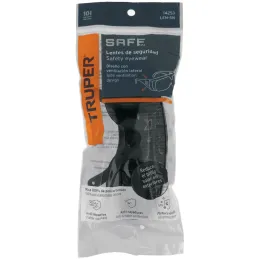Lentes de Seguridad Tradicional Gris, 100% Policarbonato con UV Antirayadura, LEN-SN 14253 Truper Truper-Lentes de Seguridad Tra
