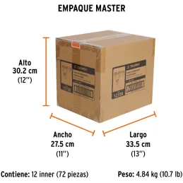 Conector Adaptador Sistema Click Repuesto, Entrada 3/4", Incluye 3 Conectores Machos y 1 Conector Hembra, SET-4AD 12730 Truper T