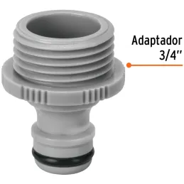 Conector Adaptador Sistema Click de Conexion Rapida Roscada Macho 3/4", CLICK-M 12726 Truper Truper-Conector Adaptador Sistema C