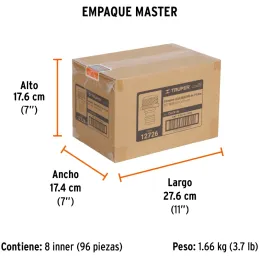Conector Adaptador Sistema Click de Conexion Rapida Roscada Macho 3/4", CLICK-M 12726 Truper Truper-Conector Adaptador Sistema C