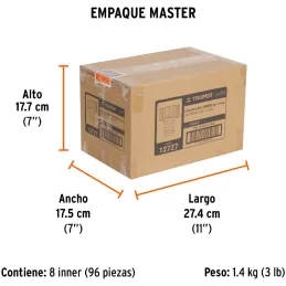 Conector Adaptador Sistema Click de Conexion Rapida Roscada Hembra 3/4", CLICK-F 12727 Truper Truper-Conector Adaptador Sistema 