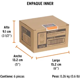 Conector Sistema Click de Conexion Rapida RMacho 3/4" Automatica Truper 12724 Truper-Conector Sistema Click de Conexion Rapida R
