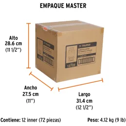 Conector Sistema Click de Conexion Rapida RHembra 3/4" Automatica Truper 12722 Truper-Conector Sistema Click de Conexion Rapida 