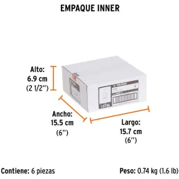 Pitones Chiflon para Manguera Conexión Roscada Hembra 3/4 Largo 4" Regulador de chorro de laton, CHMA-4 13136 Truper Truper-Pito