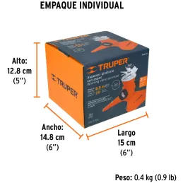 Aspersor base de Acero con Aspas Giratorias 3/4", Alcance 4.25m, conexion en serie, Area 360, 50 PSI, ASP-50 10329 Truper Truper