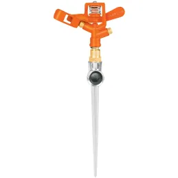 Aspersor Metalico 1 Via 3/4", Estaca 21cm, Alcance 10.4m, Area 360, 50 PSI, DOS-11 10327 Truper Truper-Aspersor Metalico 1 Via 3