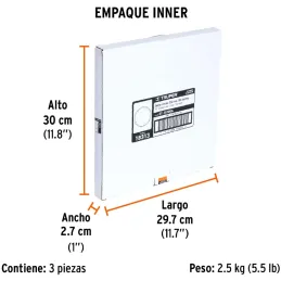 Discos Sierra para Aluminio 10" Centro 5/8", 100 Dientes de carburo de tungsteno, ST-10100A 18313 Truper Truper-Discos Sierra pa