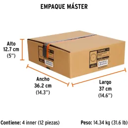 Discos Sierra para Madera 12" Centro 1", 60 Dientes de carburo de tungsteno, ST-1260E 18312 Truper Truper-Discos Sierra para Mad