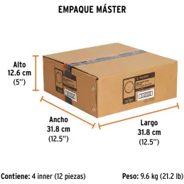 Discos Sierra para Madera 10" Centro 1", 80 Dientes de carburo de tungsteno, ST-1080E 18309 Truper Truper-Discos Sierra para Mad
