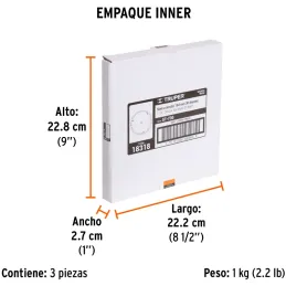 Discos Sierra para Madera 7-1/4" Centro 5/8", 30 Dientes de carburo de tungsteno, ST-730 18318 Truper Truper-Discos Sierra para 