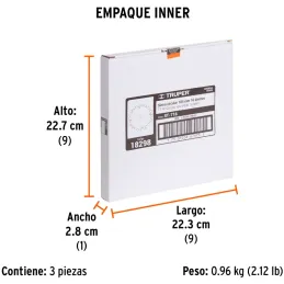 Discos Sierra para Madera 7-1/4" Centro 5/8", 16 Dientes de carburo de tungsteno, ST-716 18298 Truper Truper-Discos Sierra para 
