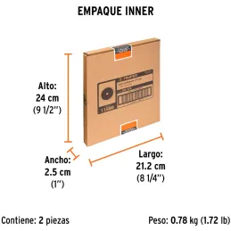 Discos Diamantados 7" Segmentado Cortes Rapido, 2.4mm, DDT-806D 11580 Truper Truper-Discos Diamantados 7" Segmentado Cortes Rapi