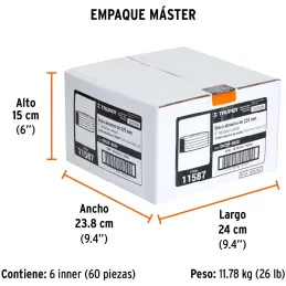 Discos Corte Metal 9" x2mm T41 Oxido de Alumino, DICOF-9020 11587 Truper Truper-Discos Corte Metal 9" x2mm T41 Oxido de Alumino,