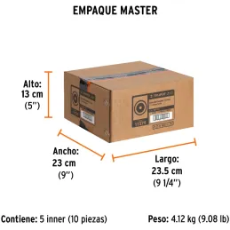 Discos Diamantados 7" continuos Fino, 2.2mm, DDT-804C 11579 Truper Truper-Discos Diamantados 7" continuos Fino, 2.2mm, DDT-804C 