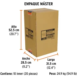 Juegos de Herramientas 20 piezas STD E1/4 EM Truper 13980 Truper-Juegos de Herramientas 20 piezas STD E1/4 EM Truper 13980 Dados