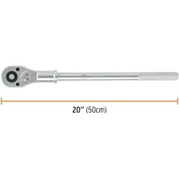 Ratchet de Liberacion rapida, cabeza de pera sistema reversible, encastre 3/4, M-5649 13900 Truper Truper-Ratchet de Liberacion 
