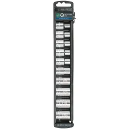 Juego de dados Punta Torx 10 Piezas, Encastre 1/2", acero al cromo vanadio, JDTH-1/2X10 10026 Truper Truper-Juego de dados Punta