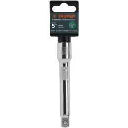 Extension, Encastre 1/2", Diametro 17 mm Largo 5", acero al cromo vanadio, E-5461 13416 Truper Truper-Extension, Encastre 1/2", 