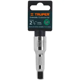 Extension, Encastre 1/2", Diametro 17 mm Largo 2 1/2", acero al cromo vanadio, E-5460 13414 Truper Truper-Extension, Encastre 1/