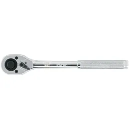 Ratchet de Liberacion Rapida, Cabeza de Pera, Encastre 1/2" Largo 9", acero al cromo vanadio, M-5449 13410 Truper Truper-Ratchet
