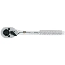 Ratchet Matraca de Liberacion Rapida, Cabeza de Pera, Encastre 3/8" Largo 7", Acero al cromo vanadio, M-5249 13659 Truper Truper