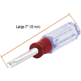 Desarmador 7" para dados de Cuadro 1/4 Truper 13221 Truper-Desarmador 7" para dados de Cuadro 1/4 Truper 13221 Barra de acero al
