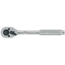 Ratchet Matraca de Liberacion Rapida, Cabeza de Pera, Encastre 1/4" Largo 5 1/8", Acero al cromo vanadio, M-4749-N 13214 Truper 