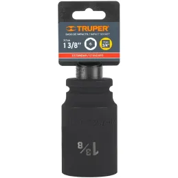 Dados 1-3/8" E3/4 Impacto Tubulares Hexagonales CrMolibdeno, Truper 12440 Truper-Dados 1-3/8" E3/4 Impacto Tubulares Hexagonales