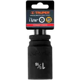 Dados 1-5/16" E3/4 Impacto Tubulares Hexagonales CrMolibdeno, Truper 12439 Truper-Dados 1-5/16" E3/4 Impacto Tubulares Hexagonal