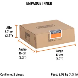 Dados 1-5/16" E3/4 Impacto Tubulares Hexagonales CrMolibdeno, Truper 12439 Truper-Dados 1-5/16" E3/4 Impacto Tubulares Hexagonal
