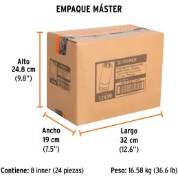Dados 1-5/16" E3/4 Impacto Tubulares Hexagonales CrMolibdeno, Truper 12439 Truper-Dados 1-5/16" E3/4 Impacto Tubulares Hexagonal