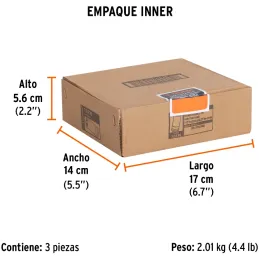 Dados 1-1/8" E3/4 Impacto Tubulares Hexagonales CrMolibdeno, Truper 12436 Truper-Dados 1-1/8" E3/4 Impacto Tubulares Hexagonales