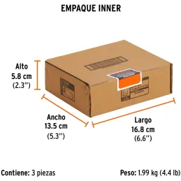 Dados 1" E3/4 Impacto Tubulares Hexagonales CrMolibdeno, Truper 12434 Truper-Dados 1" E3/4 Impacto Tubulares Hexagonales CrMolib