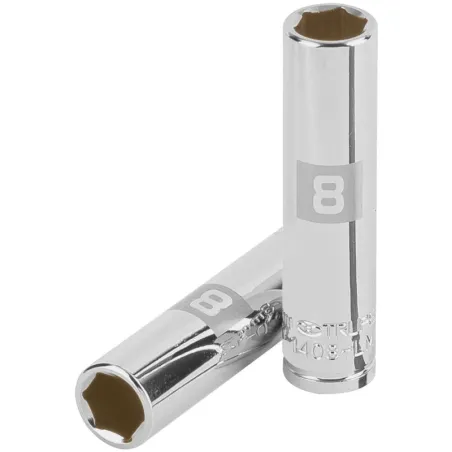 Dados 8mm E1/4 Tubulares Hexagonales CrVanadio, Truper 13202 Truper-Dados 8mm E1/4 Tubulares Hexagonales CrVanadio, Truper 13202